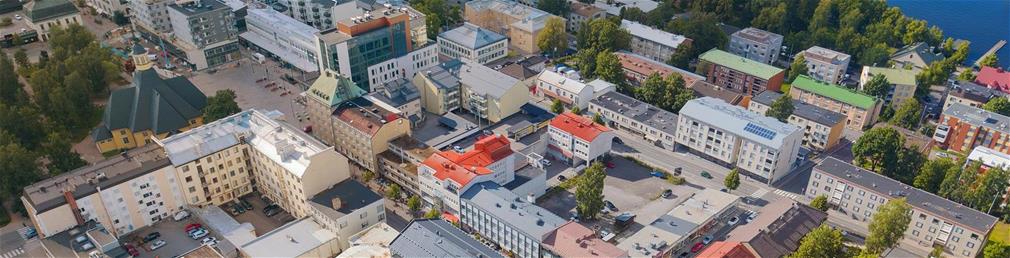 Ilmakuva Lappeenrannasta.